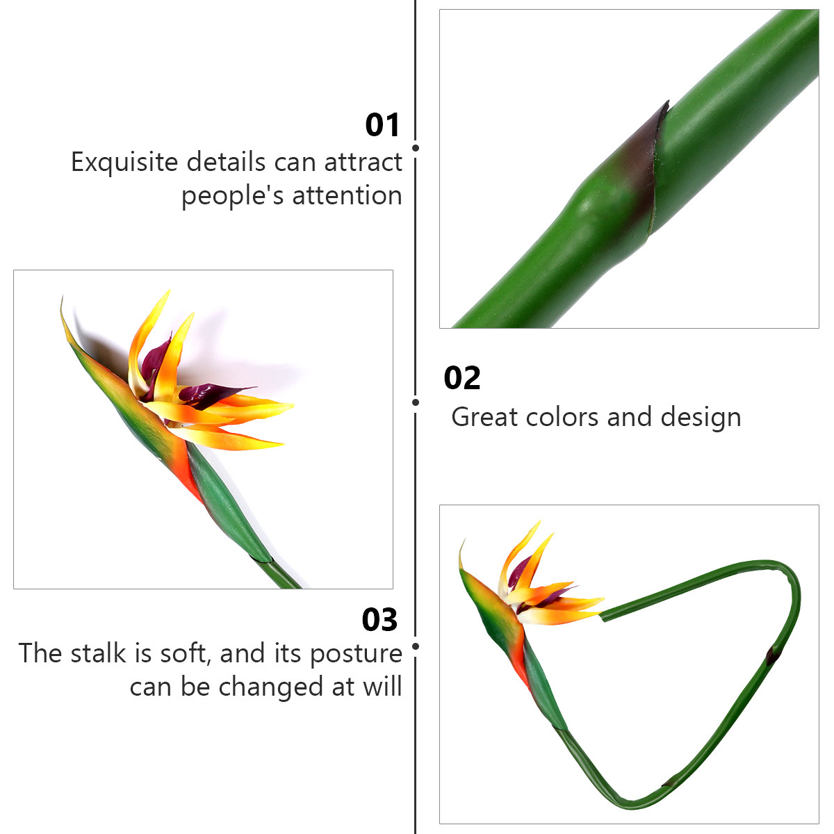 Bird Paradise Strelitzia - Real Touch Artificial Bird of Paradise