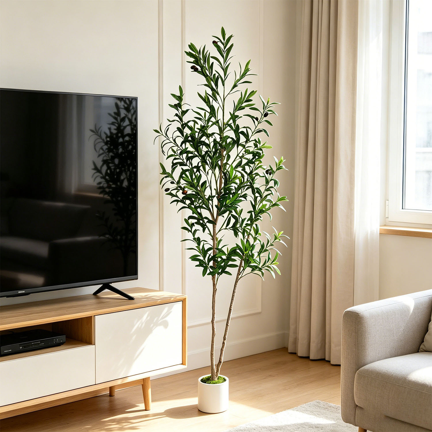 145Cm-175Cm/5.7Ft Artificial O - Dracaena Marginata บทวิจารณ์และราคา