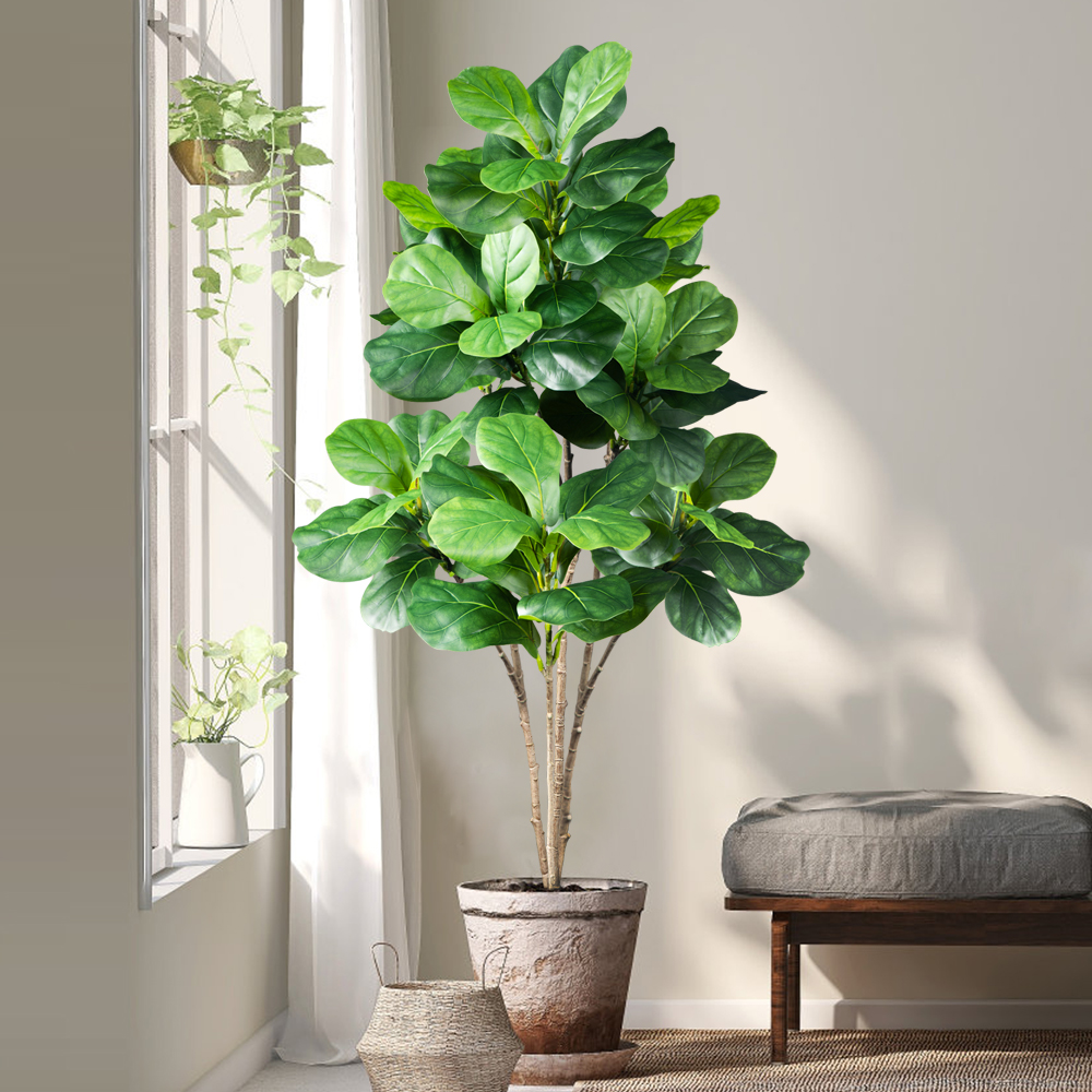 70-135cm Large Artificial Fidd - Ficus Lyrata Tree บทวิจารณ์และราคา