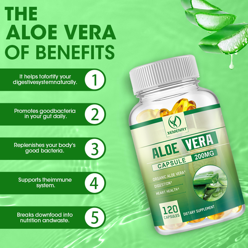Aloe Vera Capsules - Help Prom - Aloe Vera Pot บทวิจารณ์และราคา