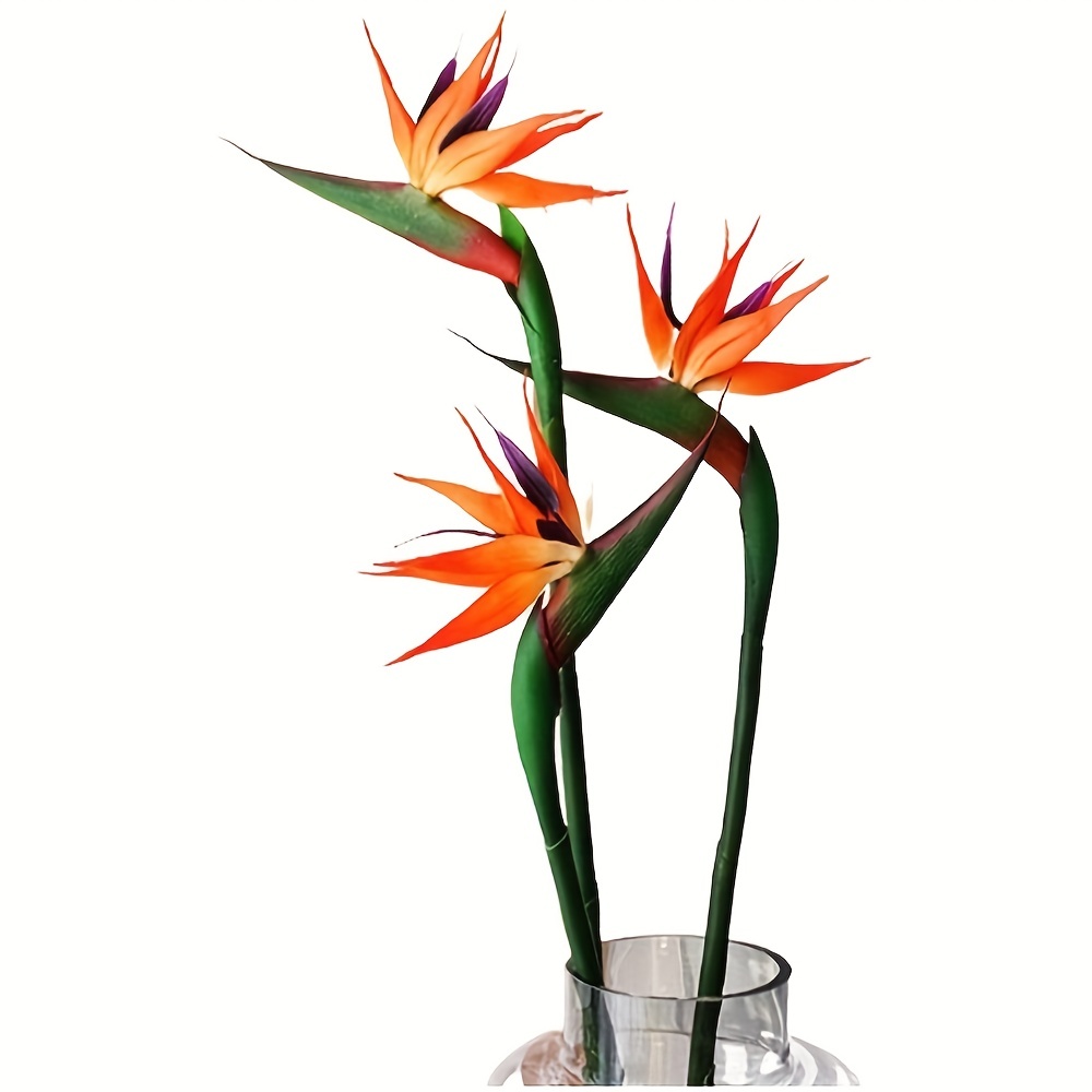 3Pcs Artificial Heaven Bird Fl - Bird Paradise Strelitzia บทวิจารณ์และราคา
