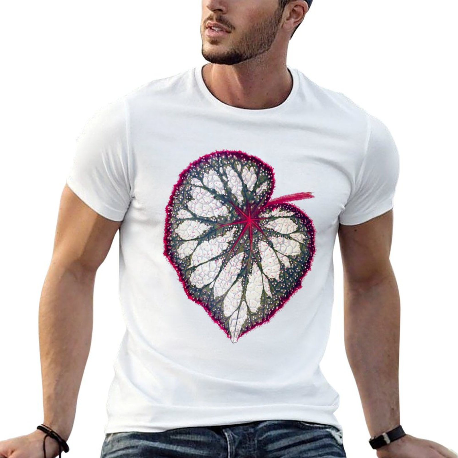 Begonia rex T-Shirt man graphi - Begonia Rex บทวิจารณ์และราคา
