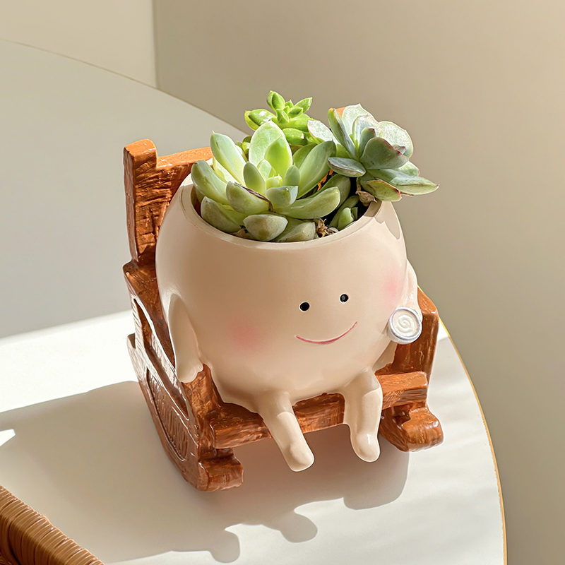 Stylish Cute Cartoon Ghost Res - Echeveria Succulent บทวิจารณ์และราคา