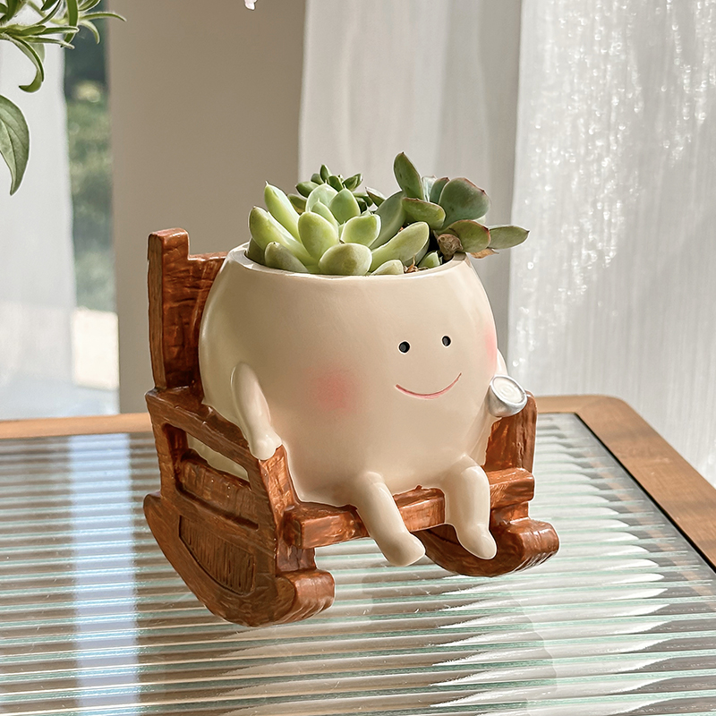 Stylish Cute Cartoon Ghost Res - Echeveria Succulent บทวิจารณ์และราคา
