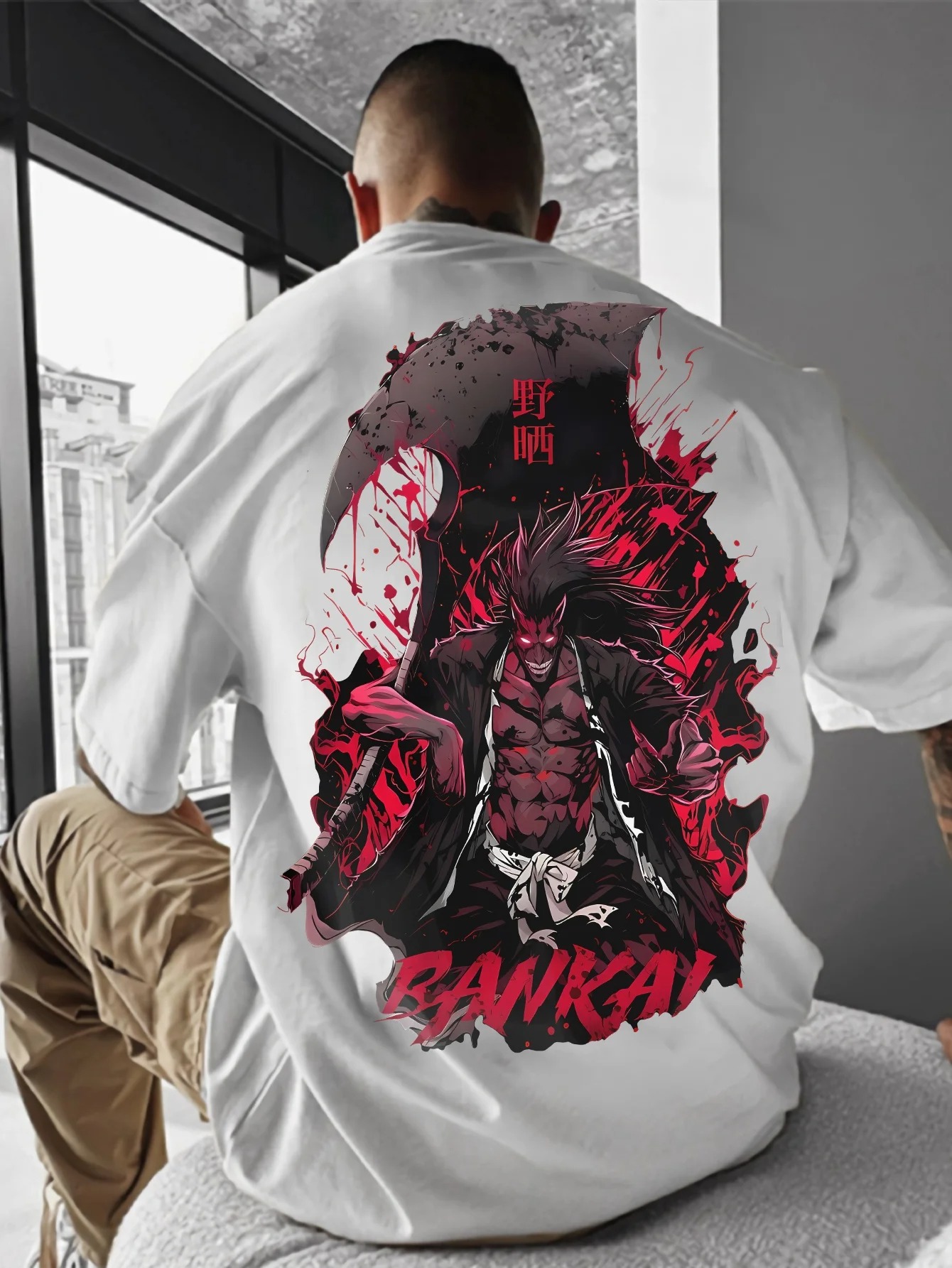 2026 BLEACH Kenpachi T-shirt A - Aglaonema Red บทวิจารณ์และราคา