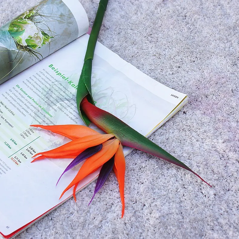 80CM artificial real touch flo - Bird Paradise Strelitzia บทวิจารณ์และราคา