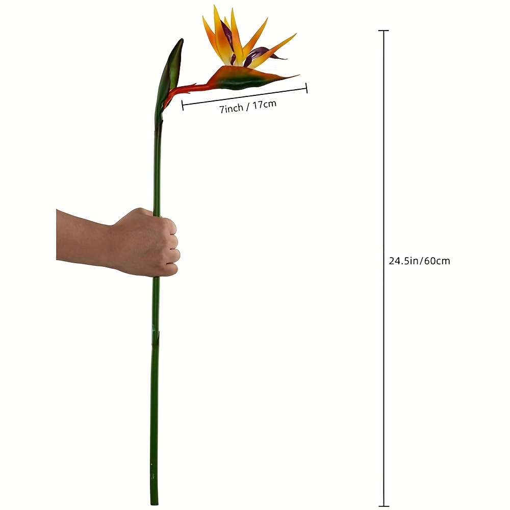 3pcs Artificial Bird Of Paradi - Bird Paradise Strelitzia บทวิจารณ์และราคา