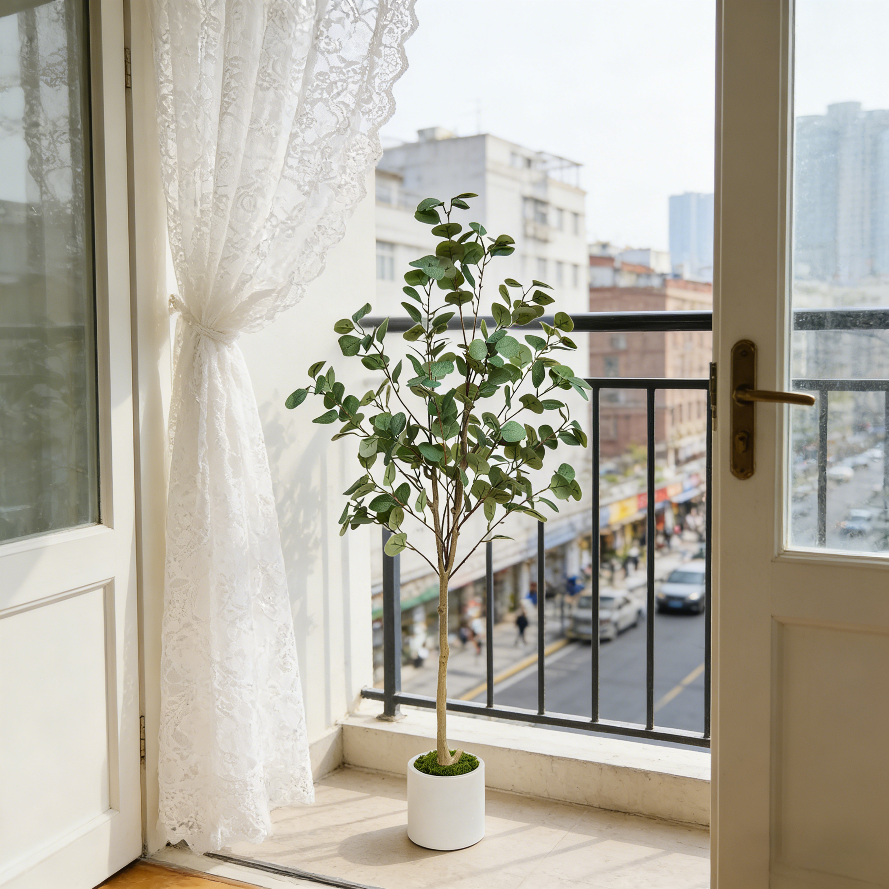 120-155Cm/5.1Ft Artificial Euc - Dracaena Marginata บทวิจารณ์และราคา