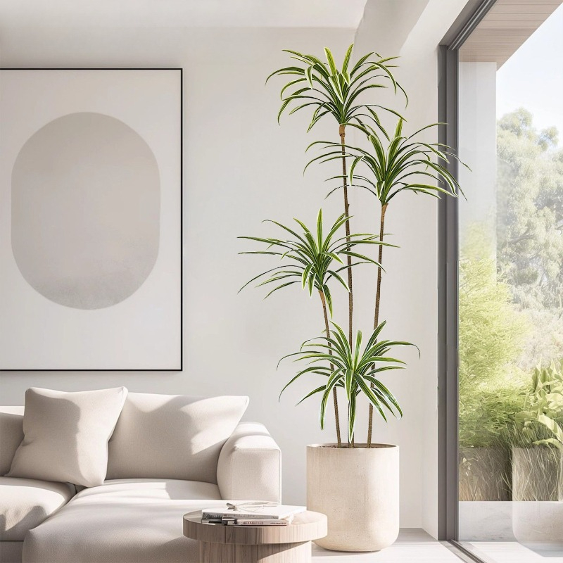 Artificial Dracaena Fake Plant - Dracaena Marginata บทวิจารณ์และราคา