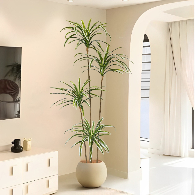 Artificial Dracaena Fake Plant - Dracaena Marginata บทวิจารณ์และราคา