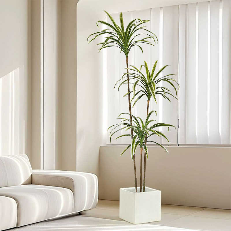 Artificial Dracaena Fake Plant - Dracaena Marginata บทวิจารณ์และราคา