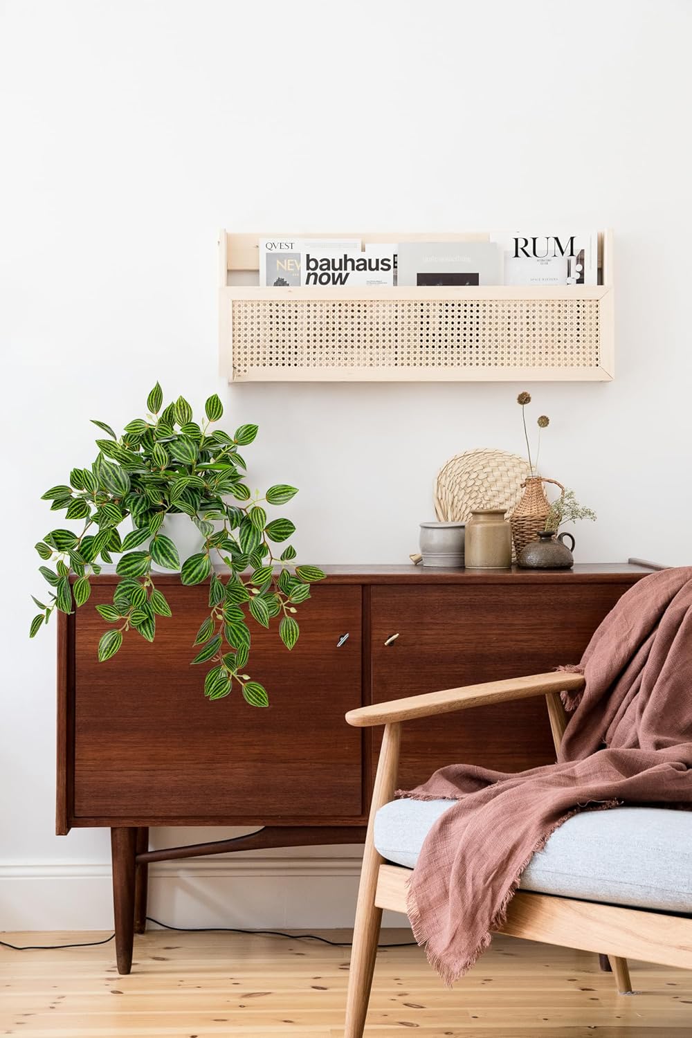 Artificial Plants Indoor Fake  - Peperomia Watermelon บทวิจารณ์และราคา