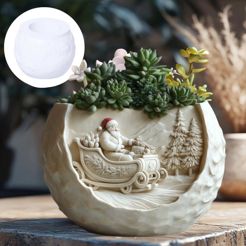 Cedar Sled Santa Claus Relief  - Echeveria Succulent บทวิจารณ์และราคา