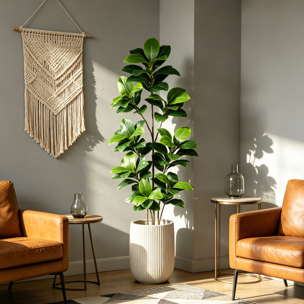 74-140cm Large Artificial Bany - Ficus Lyrata Tree บทวิจารณ์และราคา